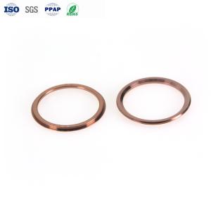 PVD Rose Gold CNC Stainless Steel Camera Ring ±0.01mm Tolerance