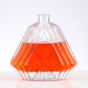 Custom Color 700ml 750ml Brandy Glass Bottle for Wine Connoisseurs and