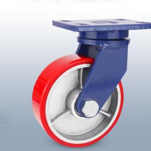 Roller Bearing Heavy Duty 1 Ton Trolley Wheel with Zinc Plated Iron Core PU