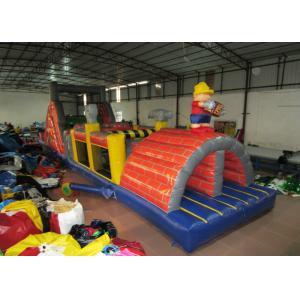 Commercial inflatable obstacle courses construction worker inflatable obstacle