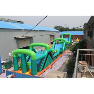 Customized Color Inflatable Obstacle Course White Bounce House Game for Unisex