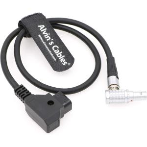 Alvin's D-Tap to 2-Pin 18" Right-Angle Power Cable for Teradek, SmallHD