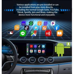 24h HD 1080P Touch Screen IPS Dash Cam with Night Vision and Carplay Android