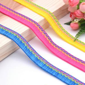 KJ20003 2cm Ployester Hat Garment Tassel Fringe Trim