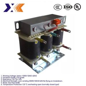 Three Phase Input Line Reactor Filter Ac Reactor 2.2kw Ac Input 7.2kwar