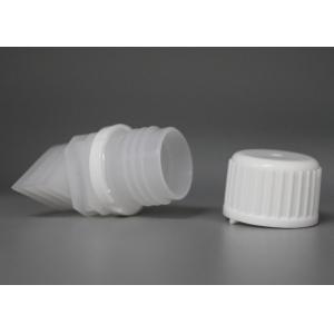 Clear Plastic Spout Suction Nozzle Caps With Double Gaps 16mm Inner Diameter