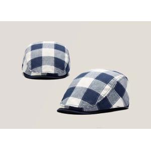 Cotton Fabric Custom Personalized Hats Fashion Lattice Appearance With Curved