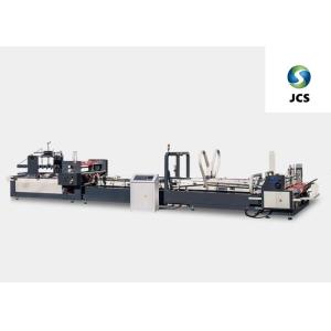 PLC Program Control Carton Folding Gluing Machine Adjusted Conveniently