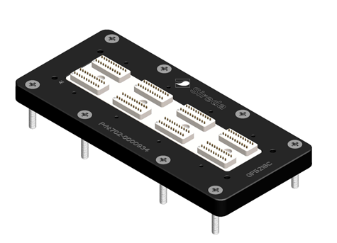 Multi DUT Socket Simultaneous IC Test Sockets For Faster Throughput Higher Efficiency