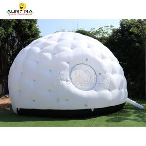 Large Events Camping Inflatable Club Tent , Blow Up Igloo Dome Tent Custom Color