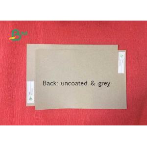 Recycle pulp 250gsm 270gsm Thickness Duplex Board Whit Grey Back