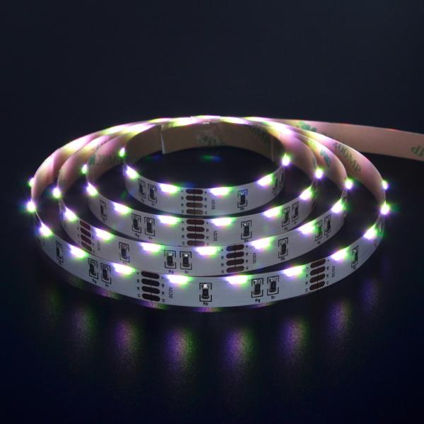 Single / RGB Color Led Self Adhesive Strip Lights SMD 020 High CRI90 24VDC Side