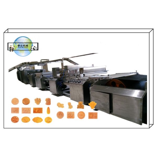 PD1200 Hard And Soft Biscuit Processing Line Plant Machinery,Hard And Soft Biscuit Makin Line Equipment Machine 1250KG/H