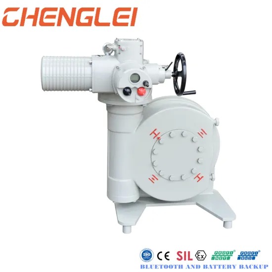 High Speed Low Temperature -60ºC Electric Actuator with Bluetooth Connection for