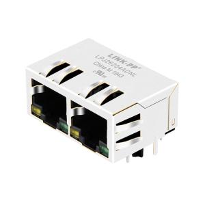 LPJ26204ADNL 10/100 Base-T Tab Down Yellow/Green LED 1x2 Port RJ45 Ethernet