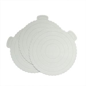 Greaseproof Flower Edges Round Bakery Cake Cardboard Base