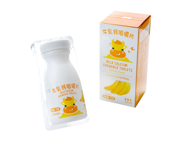 Privtate Label Chewable Calcium Tablets / Chewable Calcium Supplements Banana