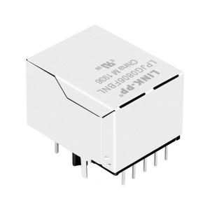 Wholesale HY911130A 1x1 RJ45 Connector With Integrated Magnetics And LED from china suppliers