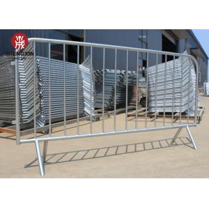Safety 2.0m Queue Control Barriers Customized PVC Coated Iron