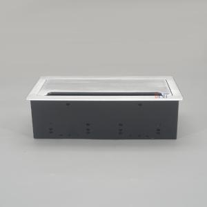 Aluminum Alloy Plate Brush Cover Desktop Socket Hidden In Desk Table For