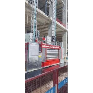 SCE400G Passenger Material Hoist , with double mast section and electrical