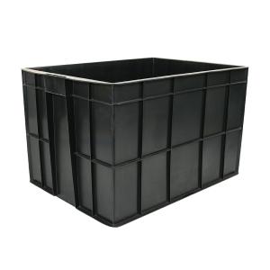 Logistic Turnover Solid Box HDPE Plastic Vegetable Fruit Crate for Secure