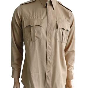 Military Dress Simple And Elegant Classic Khaki Officer'S Dress Uniform Set Wool