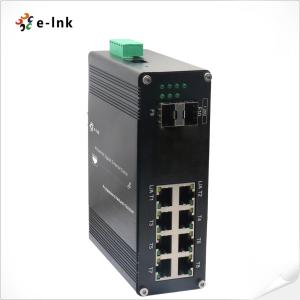Wholesale Industrial L2+ 8 TP ports and 2 fiber ports SFP Managed Ethernet Switch from china suppliers