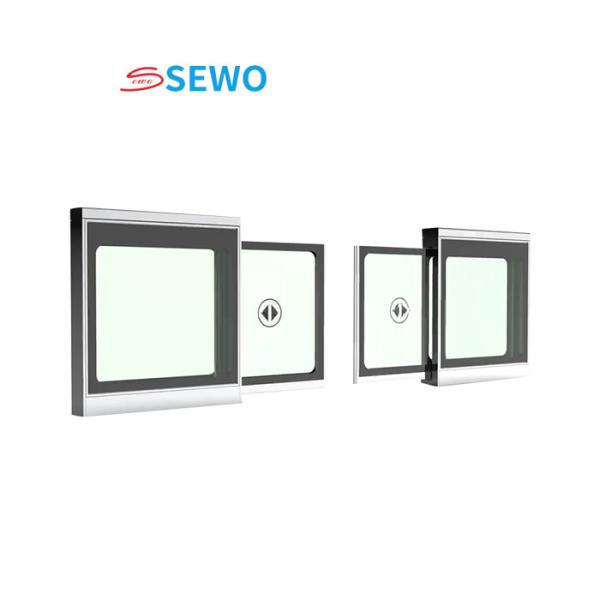 Indoor/Outdoor Glass Security Turnstiles Access Control Management Platform Screen Doors