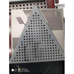 Customized 0.3mm Aluminum Perforated Panel Round Hole Square Hole Slotted Hole