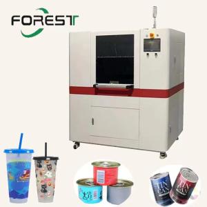 China Diameter 40mm UV Cylindrical Printer OEM For Bottles Mugs Cans on sale