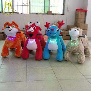Hansel amusement toy battery operated ride on plush animal toy rides