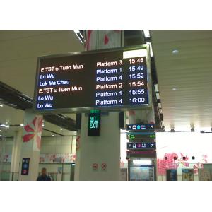 Light Weight Passenger Message Sign Boards , Programmable Led Display For