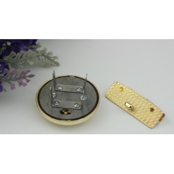 High quality bag hardware accessory gold color snap push lock for handbag