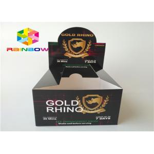 Eco Friendly Display Paper Box , Gift Wrap Box Counter Snack Energy Bar