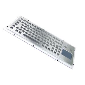 Rugged Stainless Steel Industrial Keyboard With Mouse Touchpad