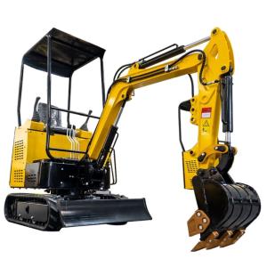 China 1.5 Tonne Rubber Track Mini Excavator With CE Certificate Low Fuel Consumption on sale