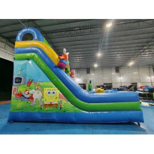 Customized PVC Inflatable Dry Slides SpongeBob Square Pants Inflatable Castle