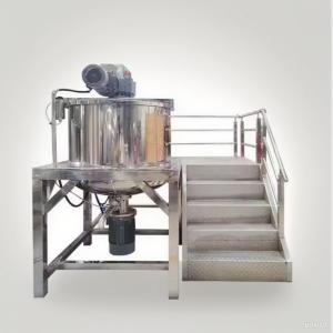 Buy cheap Half Open Lid Homogenizer Mixer Tank 1000L For Automatic Shampoo Lotion Blending from wholesalers