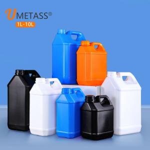 Orange 10liter Plastic Jerry Can Holder With Pump Lid for PCR Material