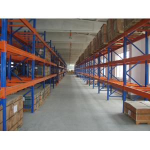 Buy cheap Stackable Galvanized Mezzanine Cantilever Teardrop Pallet Shelf / Heavy Duty from wholesalers