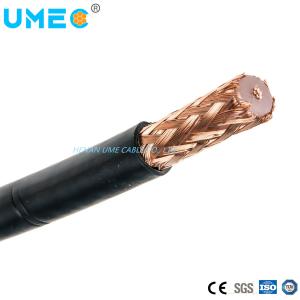 China Sheath Material PE PVC Coaxial Cable for Low Loss Ksr400 Rg8 Drop-in Replacement on sale