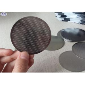 Portable Wire Mesh Coffee Filter 13 Micron Strainer For Business / Travel