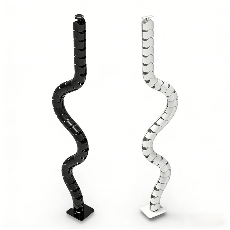 Adjustable Desk Vertebrae Cable Manager Organizer Spine Quad Entry