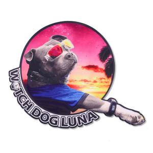 Printed Iron On Backing Patches , Sublimation Uniform Logo Patches