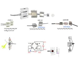 High Precision Stainless Steel Mini S type Load Cell Pull Force Sensor 5N 10N