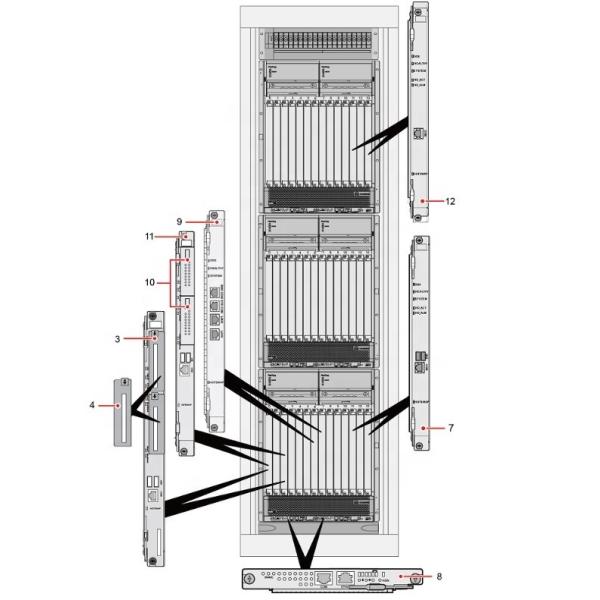 USN9810 Front board 03058215= CN27UPBA6 OSTA2.0,CN27UPBA6,Xeon E5-2618L v4