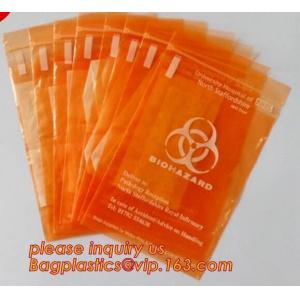 SPECIMEN CARRIER BAGS, Co-extrusion PE Garbage Bags, trash bag for infecciosas,