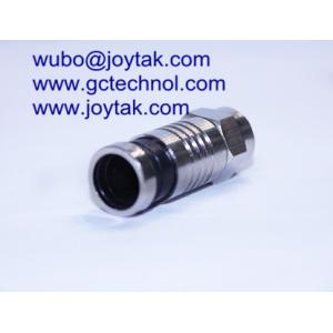 F Compression Connector for RG6 universal cable CATV cable compression connector