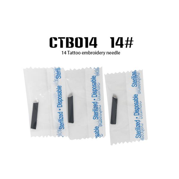 Curved Blade Permanent Makeup Microblading Needles For Manual Tattoo Pen